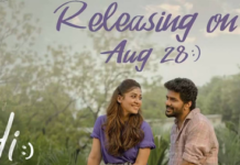 Nayanthara and Kavin’s ‘Hi’ set for worldwide release Aug 28 Nayanthara and Kavin’s ‘Hi’ set for worldwide release Aug 28