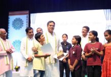 Tripura CM Felicitates Winners of State-Level School Drama Competition Tripura CM Felicitates Winners of State-Level School Drama Competition