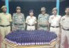 Tripura BSF and police seize 525 Eskuf cough syrup bottles Tripura BSF and police seize 525 Eskuf cough syrup bottles