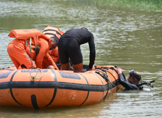 Jampuijala conducts flood rescue mock drill with NDRF Jampuijala conducts flood rescue mock drill with NDRF