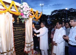 Transforming Urban Landscape: CM Opens Haora Riverfront Project in Agartala Transforming Urban Landscape: CM Opens Haora Riverfront Project in Agartala