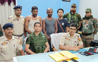 Two Bihar men arrested with two 9-mm pistols in Agartala Two Bihar men arrested with two 9-mm pistols in Agartala