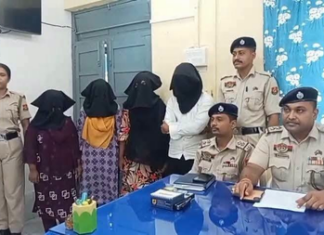 Three Bangladeshi women and Indian tout arrested near Agartala airport Three Bangladeshi women and Indian tout arrested near Agartala airport