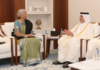 FM Sitharaman discusses Qatar’s $10B investment plan for India in Doha FM Sitharaman discusses Qatar's $10B investment plan for India in Doha