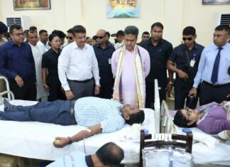 CM leads Seva Sankalp Abhiyan with Blood Donation drive in Agartala, Calls for calm amid TET demands CM leads Seva Sankalp Abhiyan with Blood Donation drive in Agartala, Calls for calm amid TET demands