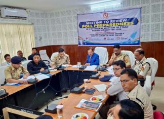 SEC reviews North Tripura poll preparedness, security and election logistics SEC reviews North Tripura poll preparedness, security and election logistics