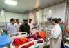 BJP and CPM leaders meet injured Tipra Motha poll workers BJP and CPM leaders meet injured Tipra Motha poll workers
