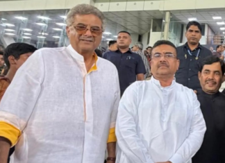 Boney Kapoor attends historic India-Brazil football match in Kolkata Boney Kapoor attends historic India-Brazil football match in Kolkata
