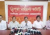 Tripura Left Front Alleges Nomination Obstruction, Demands Security Tripura Left Front Alleges Nomination Obstruction, Demands Security