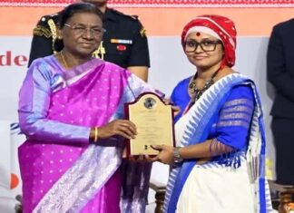 Tripura Artist Santa Deb Receives Prestigious Lalit Kala Akademi National Award Tripura Artist Santa Deb Receives Prestigious Lalit Kala Akademi National Award