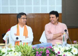 Tripura BJP Holds Marathon Meeting Ahead of ULB Elections Tripura BJP Holds Marathon Meeting Ahead of ULB Elections